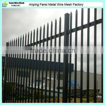 Pressed spear top tubular fence for AU