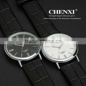 Ultra-thin Men's Leather Watches Belt ,fashion Casual Watches 026AML