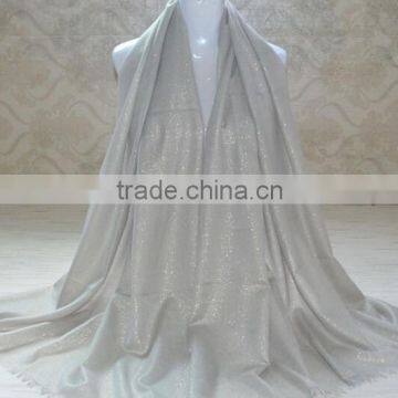 New Arrival Gold Glitter Fashion Muslim Hijab Shimmer Scarf Quality Choice photo-5