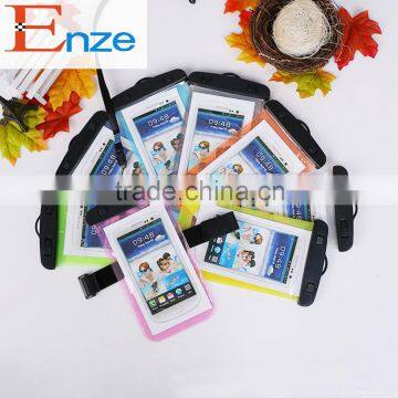 waterproof cell phone bag smartphone waterproof case can be fixed in the arm