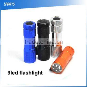 (160103) Wholesale cheap promotional colorful aluminum mini led flashlight kids
