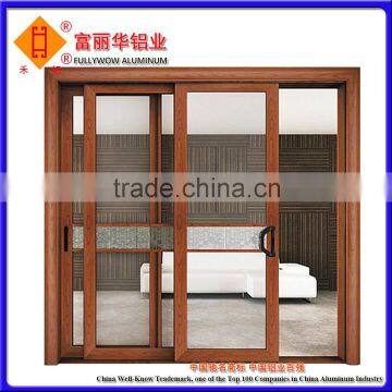 Wood Grain / Powder Coated Aluminum Sliding Window with Energy-Saving and Thermal-Break Function