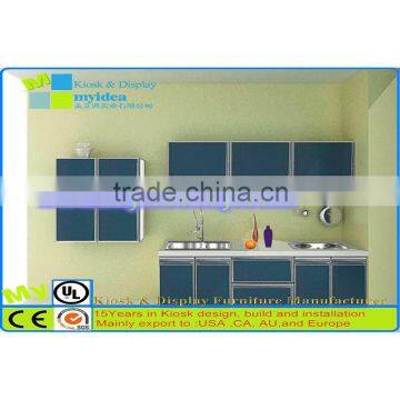 High end knock down aluminium kitchen cabinet design