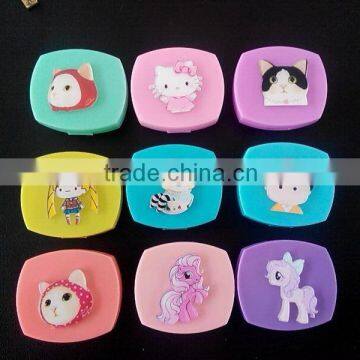 amazing fashion cute design color contact lens case