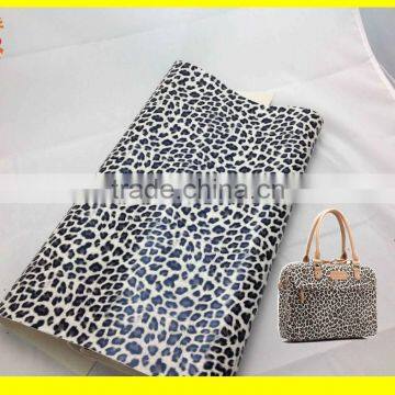 Fashion Leopard Print PU Leather for Bag
