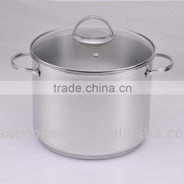 New Product Stainless Steel Stockpot with Induction Bottom for Wholesale/Retailer