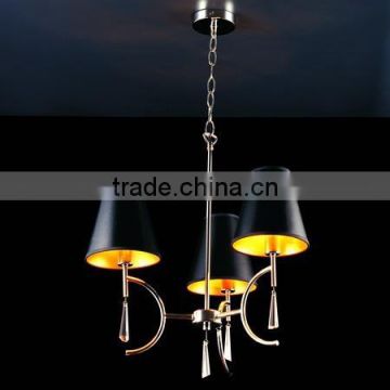 modern hotel pendant light with three heads