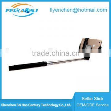 Mirror foldable extendable camera tripod wireless bluetooth monopod selfie stick
