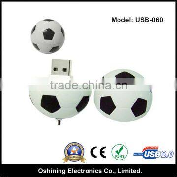 Mini Football Shape Bulk Cheap Plastic USB Flash Drive ( USB-060 )