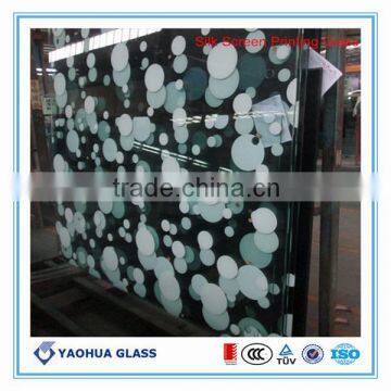 4-19mm ceramic tempered glass for kitchen glass splashback (CCC ISO9001 EN12150)