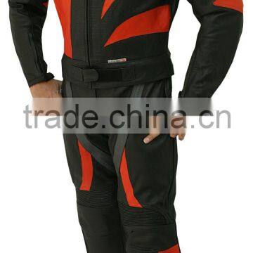 Big Skull Motorcycle Racing Suit Leather Suit photo-2