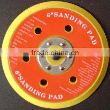 Sanding pads with hook and loop & thread & Bore