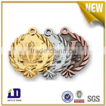 victory gold/silver/bronze metal medallion