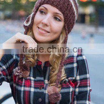 Korean Ladies Fashion Hat Dan Caesar Turtleneck Knitted Hat Baotou Warm Winter Hat photo-2