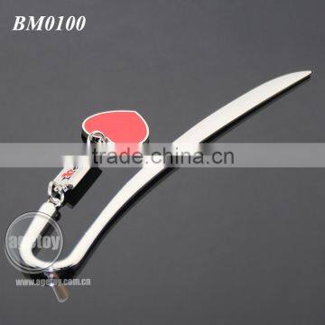 140MM Letter Knife I LOVE LONDON Souvenir Stationery Red Heart Shaped Promotional Custom Metal Bookmark photo-2