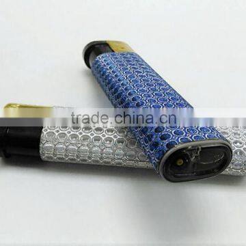 Silver Match Lighters Colored With Golden Cap Star Lighter photo-2