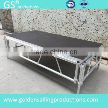 Cheap 4ft x 8ft Adjustable Aluminum Stage for Uneven Ground