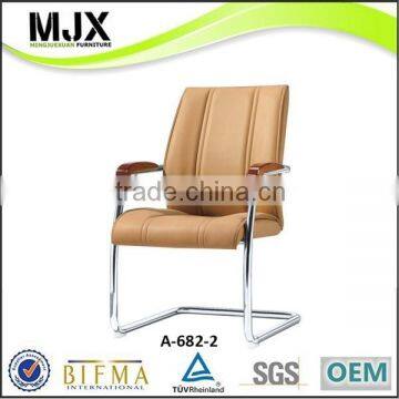 New design wooden armrests visitor chair (A-682-2)