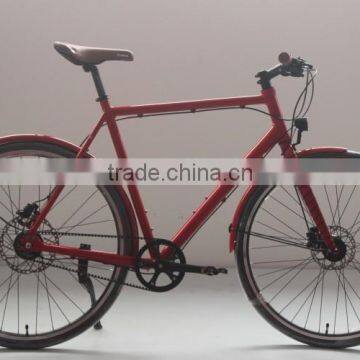 2015 Newest Style Red High Quality 700C Belt Drive Bike