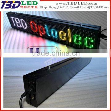 digital message display board,indoor full color/three color led car message sign board,led running message display sig