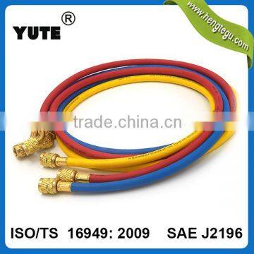 SAE J2196 1/4 inch standard R12 R22 R134a R410a refrigerant charging hose