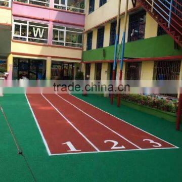 Playground IAAF High Quality PU Running Tracks,athletic Track Surface Tartan Track Quality Choice photo-2