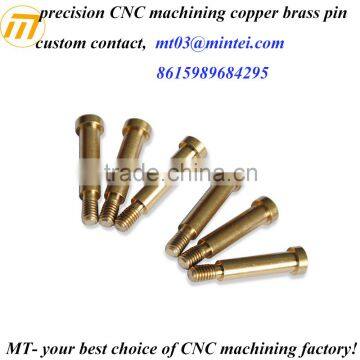 custom precision brass plug pin