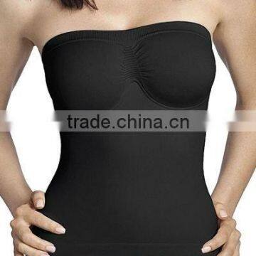 Fashion Seamless Ladies Long Camisole with Padded Bra