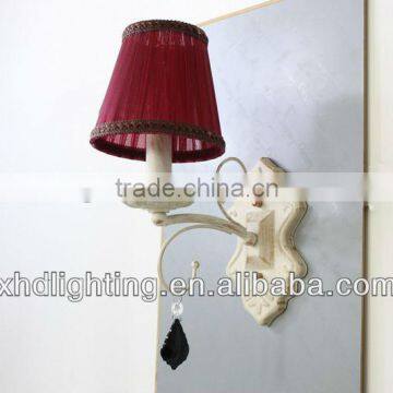 modern simple small fabric wall lamp for bedroom L1206A/1w