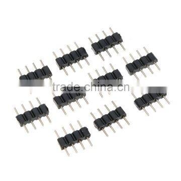 5Pair/Lot 4PIN Male Needle RGB Connector Double 4 PIN Metal Feet for LED RGB Strip Light Connecting photo-5