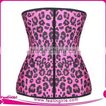 3 Hooks Leopard Latex Reduicing Waist Training Corsets Wholesale Quality Choice photo-4
