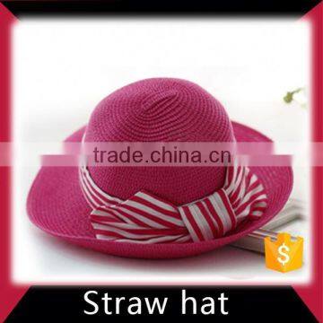 Custom made raffia straw hat