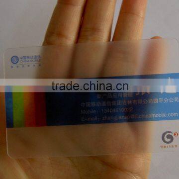 High Quality Pvc Transparent Clear Member Card photo-4