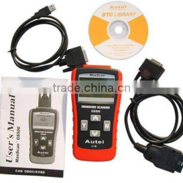 Mew Arrival Maxscan GS 500 GS-500 Code Reader Scan Tool Maxiscan GS500 obd2 obdii eobd scanner