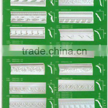 white Gypsum angle line