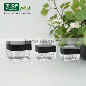 Cosmetic acrylic mini sample jars 5g 15g 30g 50g