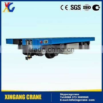 30t electric rail flat carriage transfer cart manafacture for sale