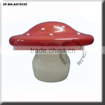 decorative ceramic mushroom money bank