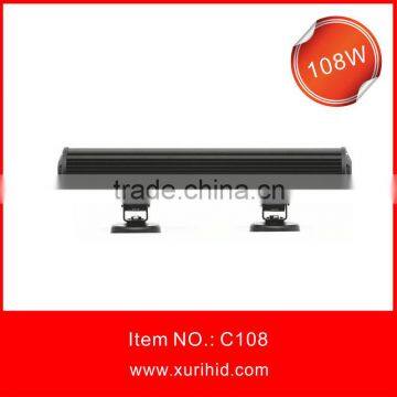 Guangzhou cree 2 row 108W led light bar with side bracket