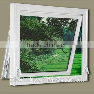 pvc top hung window with manual opener