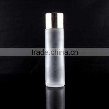 wholesale 100ml frosted lotion glass bottle with nice cover