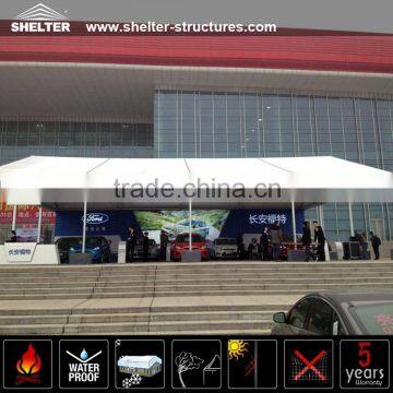 20m clear span two car garage tent with durable PVC cover for sale