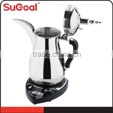 2016 popular 304 stainless steel high quality Dallah coffee maker