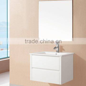 Espresso Modern Bathroom Cabinet high gloss white finish bathroom vanities with mirror