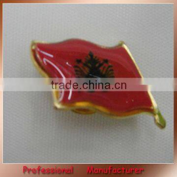 2015 cheapest pin badge,Albania flag pin badge,national flag pin badge