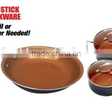 Golden Non-stick Coating Cookware Pans