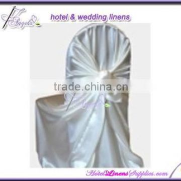 cheap universal wedding chair covers, wholesale universal satin chair covers, wholesale self-tie satin chair covers