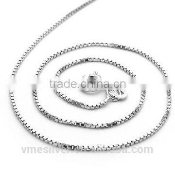 JZHZ-060 2016 Popular model machine made sterling silver chain real silver chain with cheap silver chains