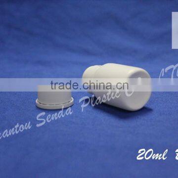 plastic seal for pill container, mini plastic pill bottle, 20g medical pill bottle