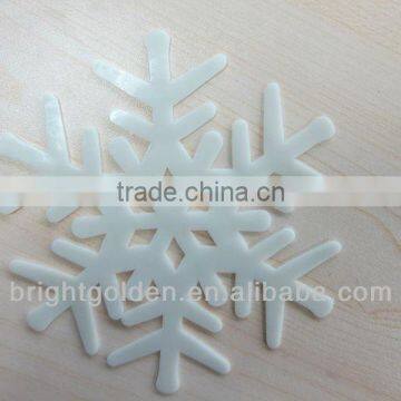 glow snowflake sticker